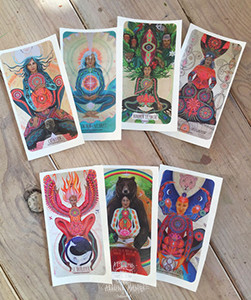 Lot de 7 stickers (8x15cm)